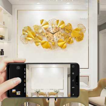 Gambar produk TaffHOME Jam Dinding Quartz Luxury European Style Jiali Movement 91cm - 2077-9135J