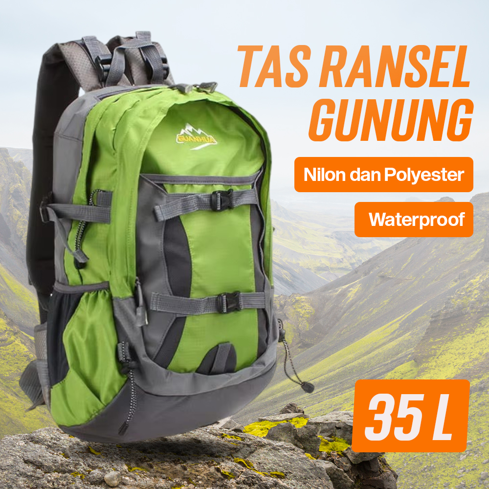 Gambar produk Guanhua Tas Ransel Gunung Mountaineering Backpack Outdoor 35 L - NH15Y001-Z