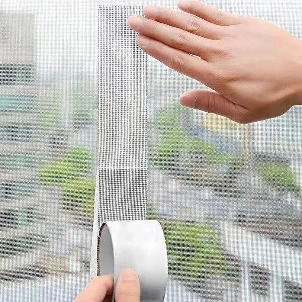 Gambar produk Olee Penambal Kelambu Nyamuk Kasa Adhesive Repair 2 M x 10 cm - INU133