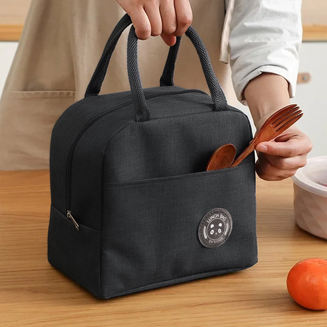 Gambar produk BRIVILAS Tas Bekal Makan Portable Insulation Hot and Cold Lunch Bag - EI23