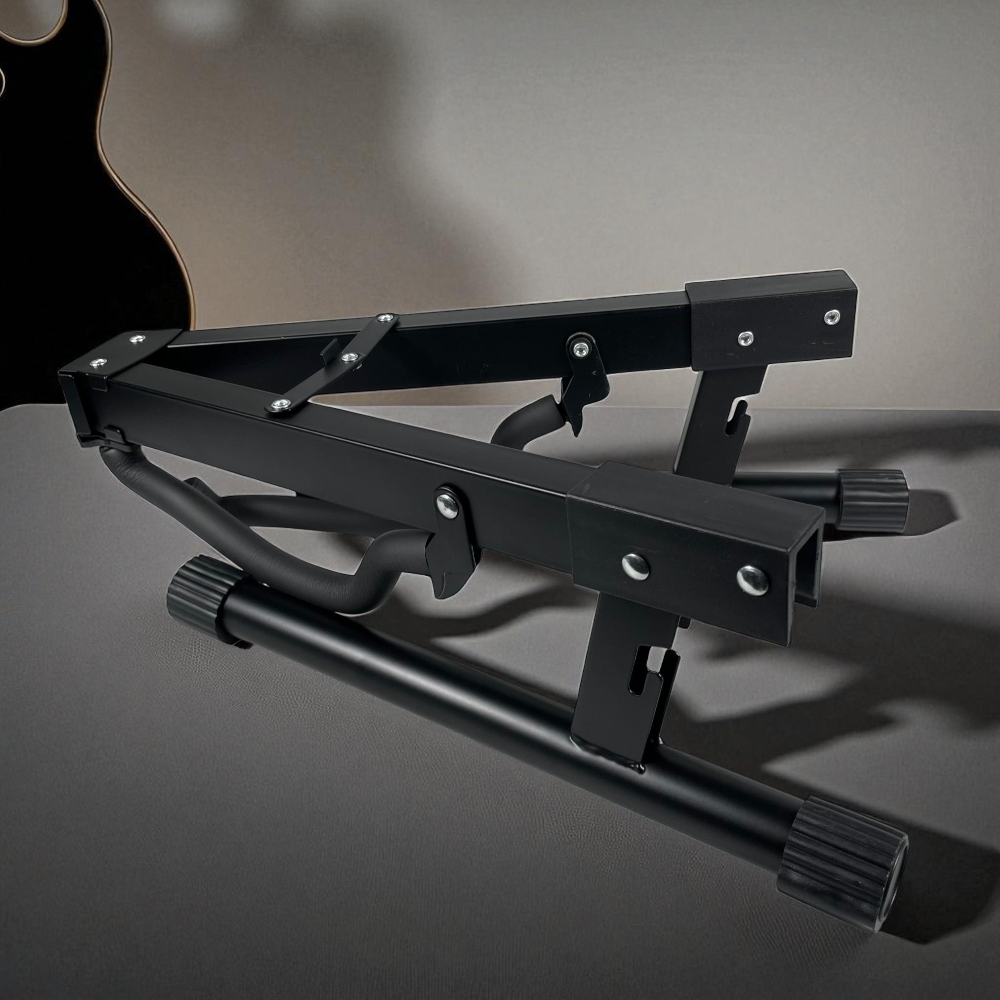 Gambar produk Slazz Tripod Stand Gitar Foldable Guitar Soft Arm Aluminium - INU127