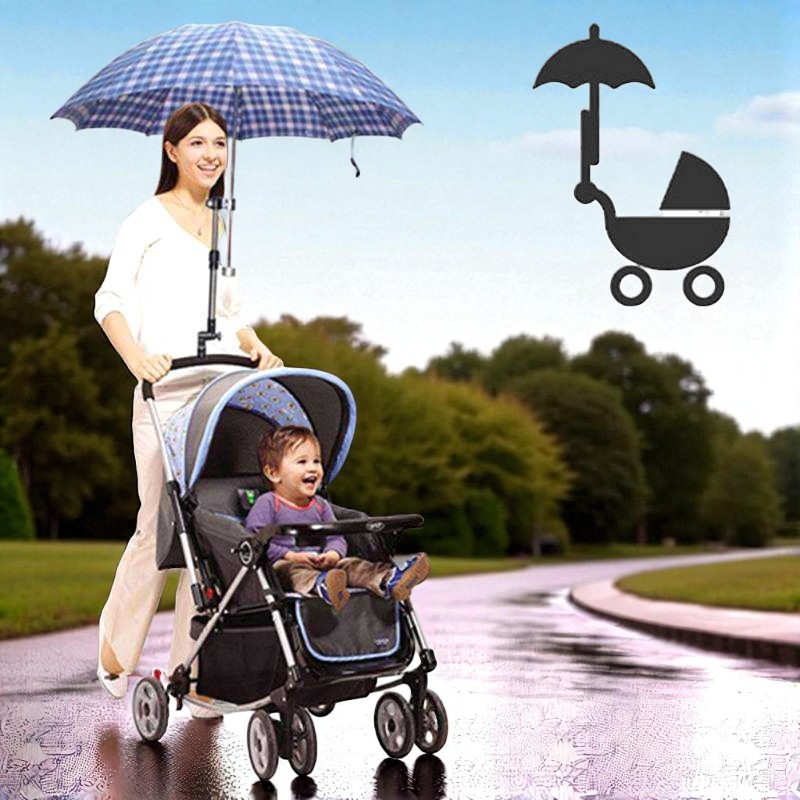 Gambar produk Alloet Holder Payung Multifungsi Sepeda Stroller Kereta Bayi - HTC19