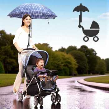 Gambar produk Alloet Holder Payung Multifungsi Sepeda Stroller Kereta Bayi - HTC19