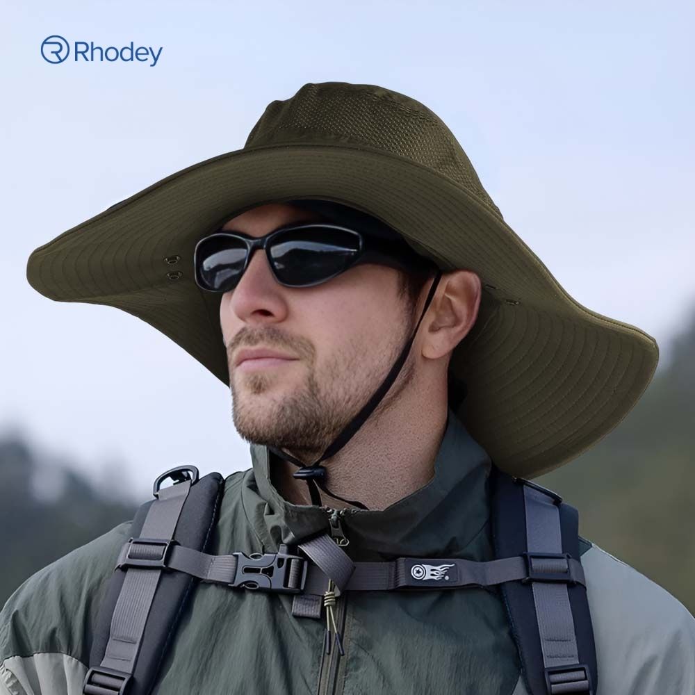 Gambar produk Rhodey Topi Rimba Outdoor Anti UV Waterproof Boonie Hat Nylon - GL012