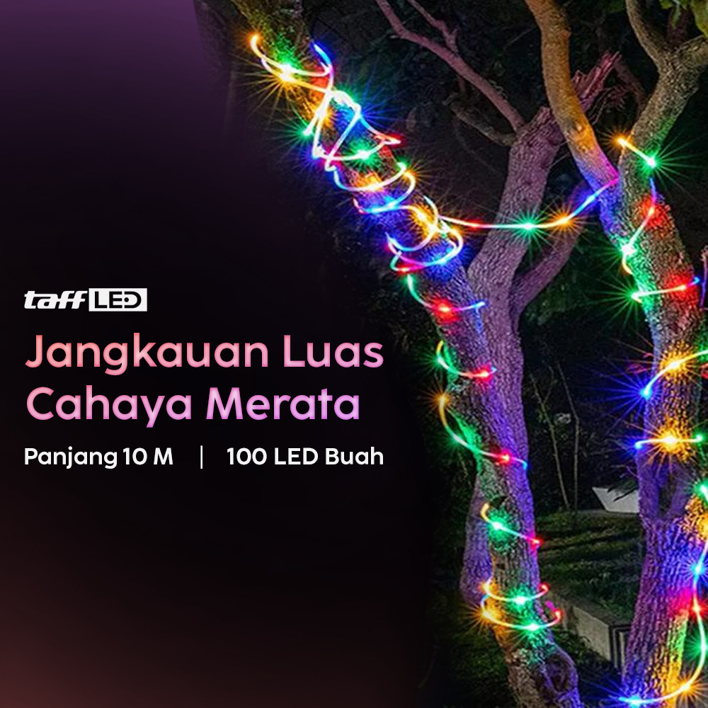 Gambar produk TaffLED Lampu Hias LED String Lights Multifunctional 100 Light 10M - X-100