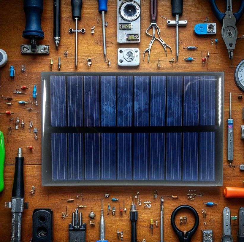 Gambar produk Taffware Solar Panel Mini Polycrystalline DIY Power Bank 5V 1.1W 220mA