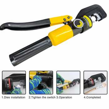 Gambar produk IBOSAD Tang Crimper Hydraulic Cable Plier Compression Tool - YQK-70