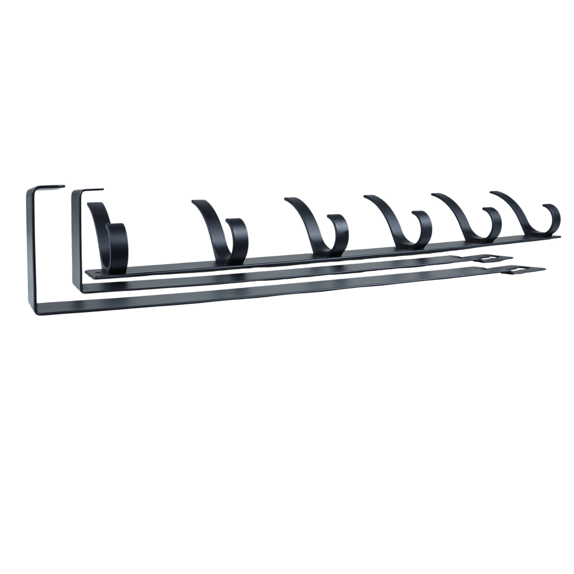 Gambar produk FMB Gantungan Baju Belakang Pintu Organizer Rack 6 Hook - INU99