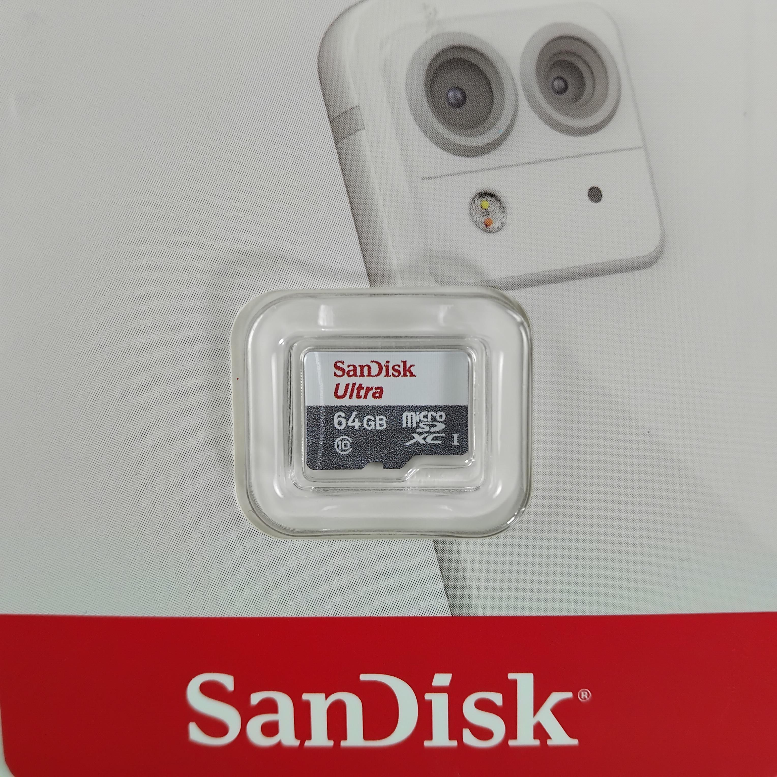 Gambar produk SanDisk Ultra microSDHC/SDXC UHS-I Class 10 100MB/s 64GB - SDSQUNR