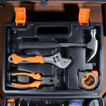 Gambar produk OLOEY Alat Set Perkakas Tang Palu Obeng with Box Storage 19in1 - BG50TC