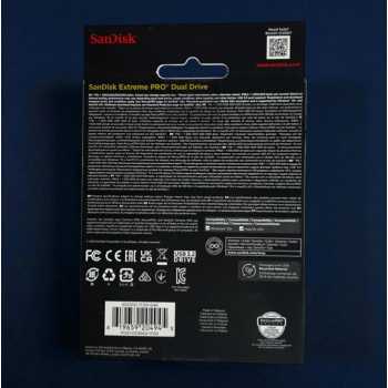 Gambar produk SanDisk Extreme PRO USB Dual Drive Up to 1000MB/s USB Type-C USB3.2 1TB - SDDDE1