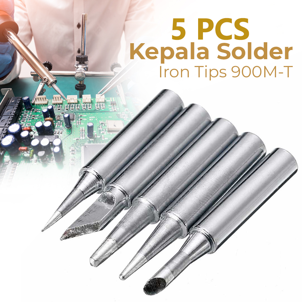Gambar produk Mayitr Set Mata Solder Station Tool Iron Tip 900M-T 5 PCS - BI5044