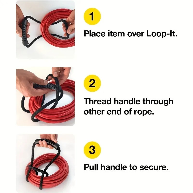 Gambar produk Lasso Tali Gantungan Selang Air Versatile Storage Strap with Handle - INU136
