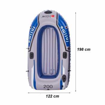 Gambar produk INTIME 200 Perahu Karet Mancing Inflatable Fishing Boat 2 Person - YT-097