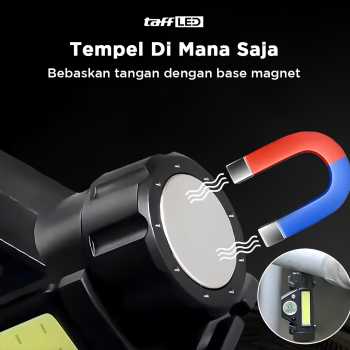 Gambar produk TaffLED Senter Kepala LED Headlight USB Rechargeable Q5 COB - LE022