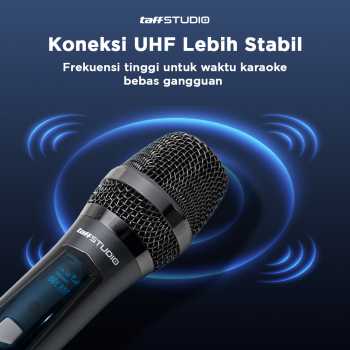Gambar produk TaffSTUDIO Mikrofon Karaoke Wireless Portable KTV 2.4GHz - X220U