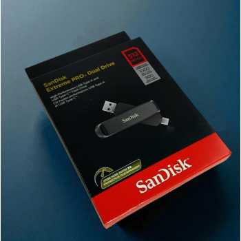 Gambar produk SanDisk Extreme PRO USB Dual Drive Up to 1000MB/s USB Type-C USB3.2 512GB - SDDDE1