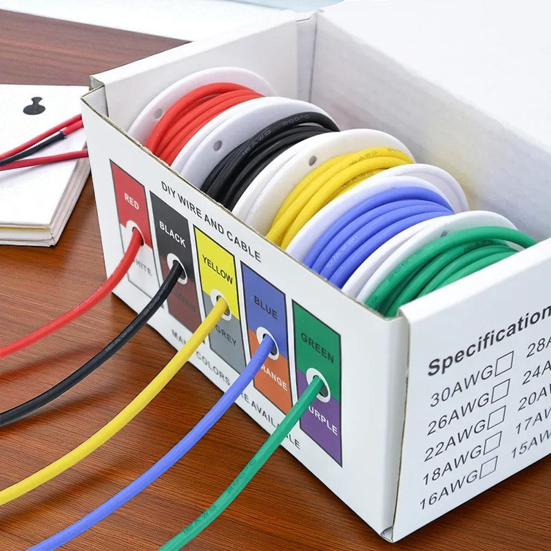 Gambar produk MUCG Kabel AWG22 Silicone Extra Soft Temperature Resistant Wire 10M - MG-22