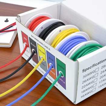 MUCG Kabel AWG22 Silicone Extra Soft Temperature Resistant Wire 10M - MG-22