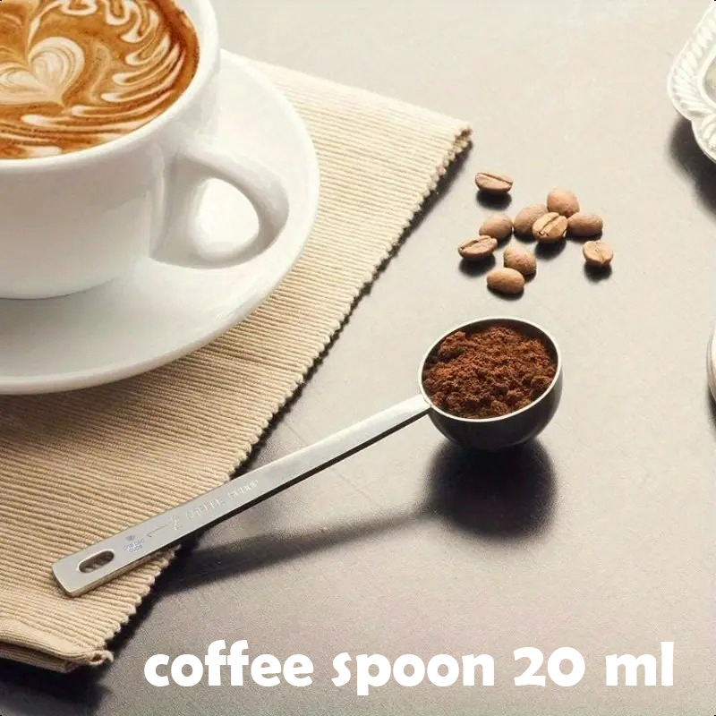 Gambar produk One Two Cups Sendok Takar Kopi Coffee Measuring Spoon Stainless 304 20ml - GG-304