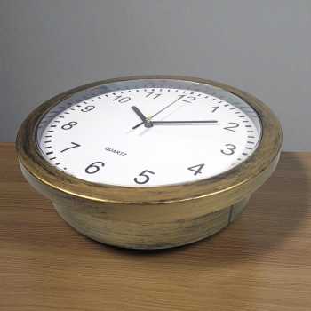 Gambar produk MIZHI Jam Dinding Besar Bulat Vintage 25cm with Hidden Storage Box - OTYLHG544
