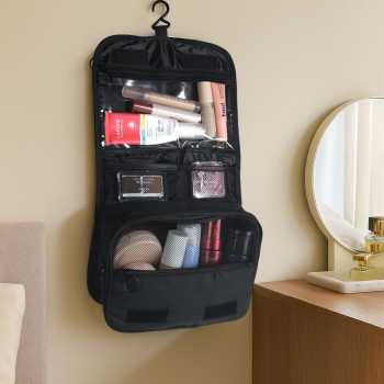 Gambar produk CHADESIEL Tas Travel Make Up Organizer Toiletry Bag with Hook - C150