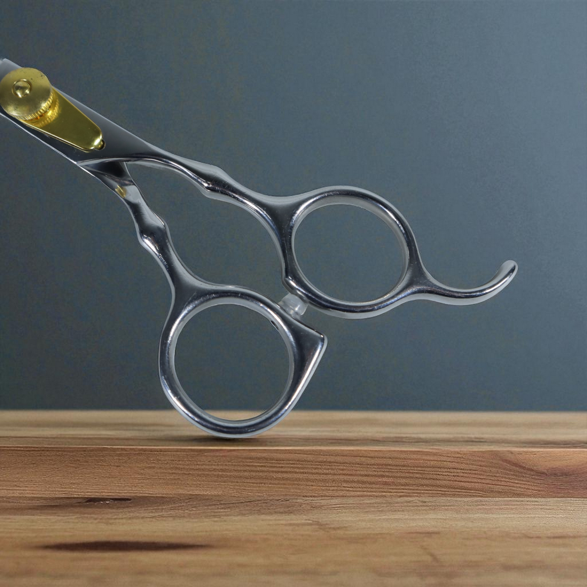 Gambar produk AQIABI Gunting Rambut Lurus Oil Quenching Stainless Steel 4Cr13 6 Inch - AQ6