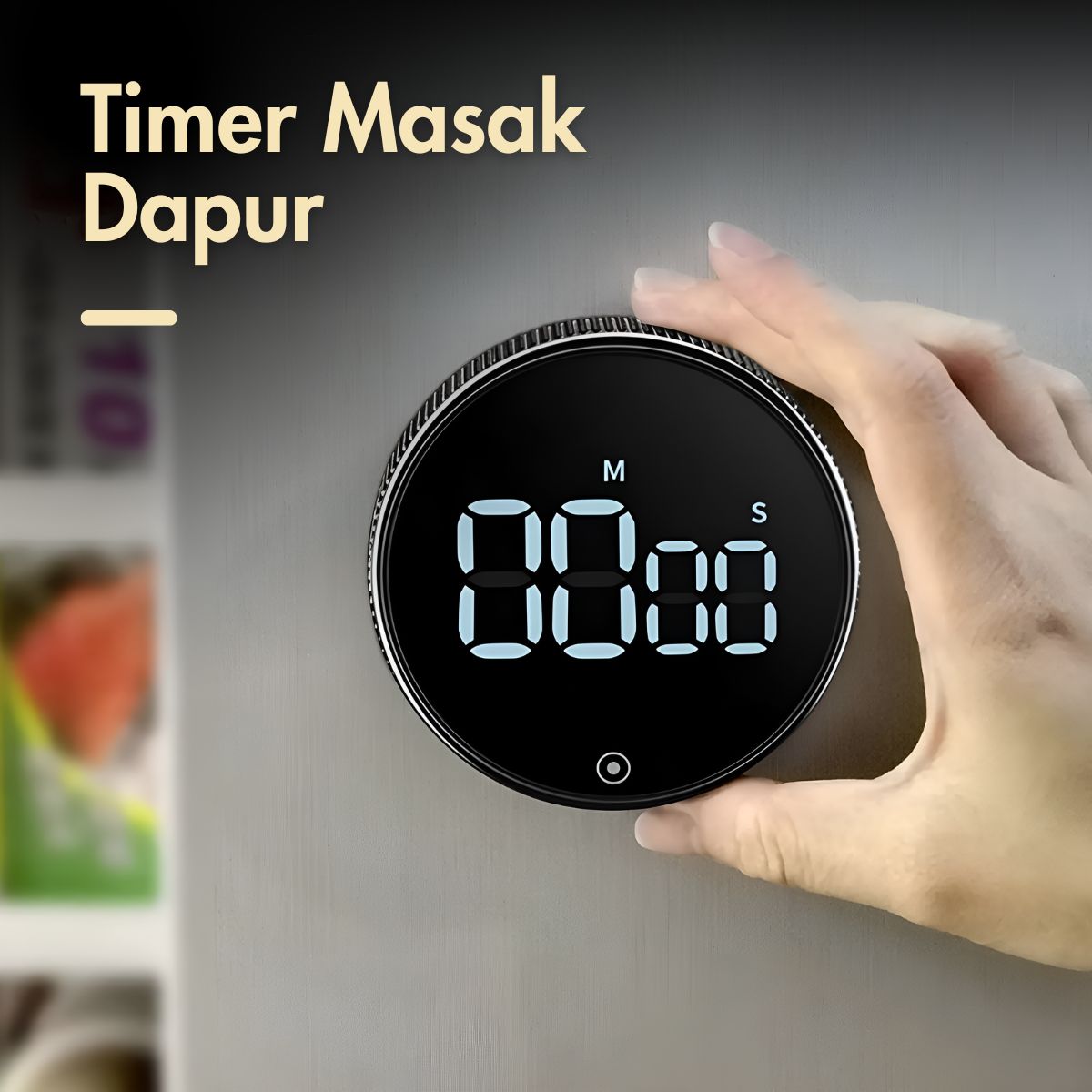 Gambar produk WEMGO Timer Masak Dapur Digital Rotary Kitchen Countdown - H-217