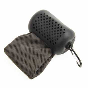 Gambar produk ASOLID Handuk Microfiber Quick Dry Cooling Ice Towel Silicon Case 90x30cm - AS13