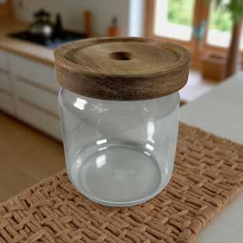Gambar produk One Two Cups Toples Kaca Penyimpanan Makanan Kedap Udara Storage Jar 350ml - SL01