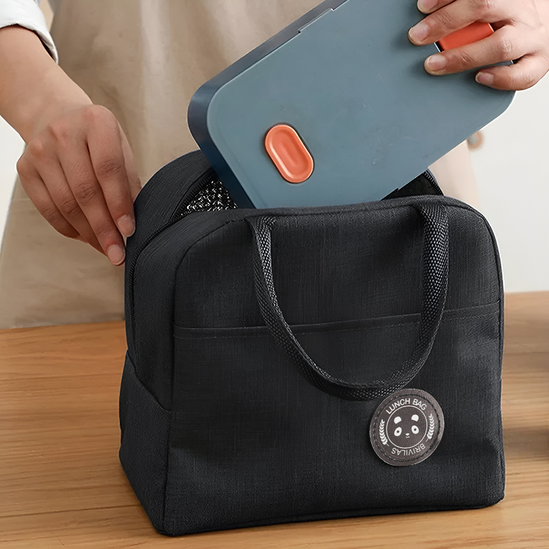 Gambar produk BRIVILAS Tas Bekal Makan Portable Insulation Hot and Cold Lunch Bag - EI23