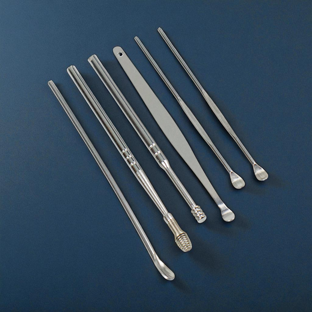 Gambar produk Biutte.co Set Pembersih Telinga Korek Kuping Ear Spoon Tool 6 PCS - BA45