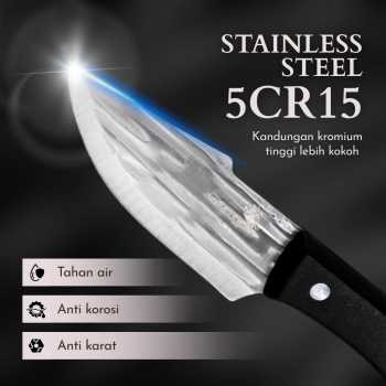 Gambar produk KNIFEZER Pisau Daging Stainless Steel 5Cr15 Forged Butcher Knife - W50