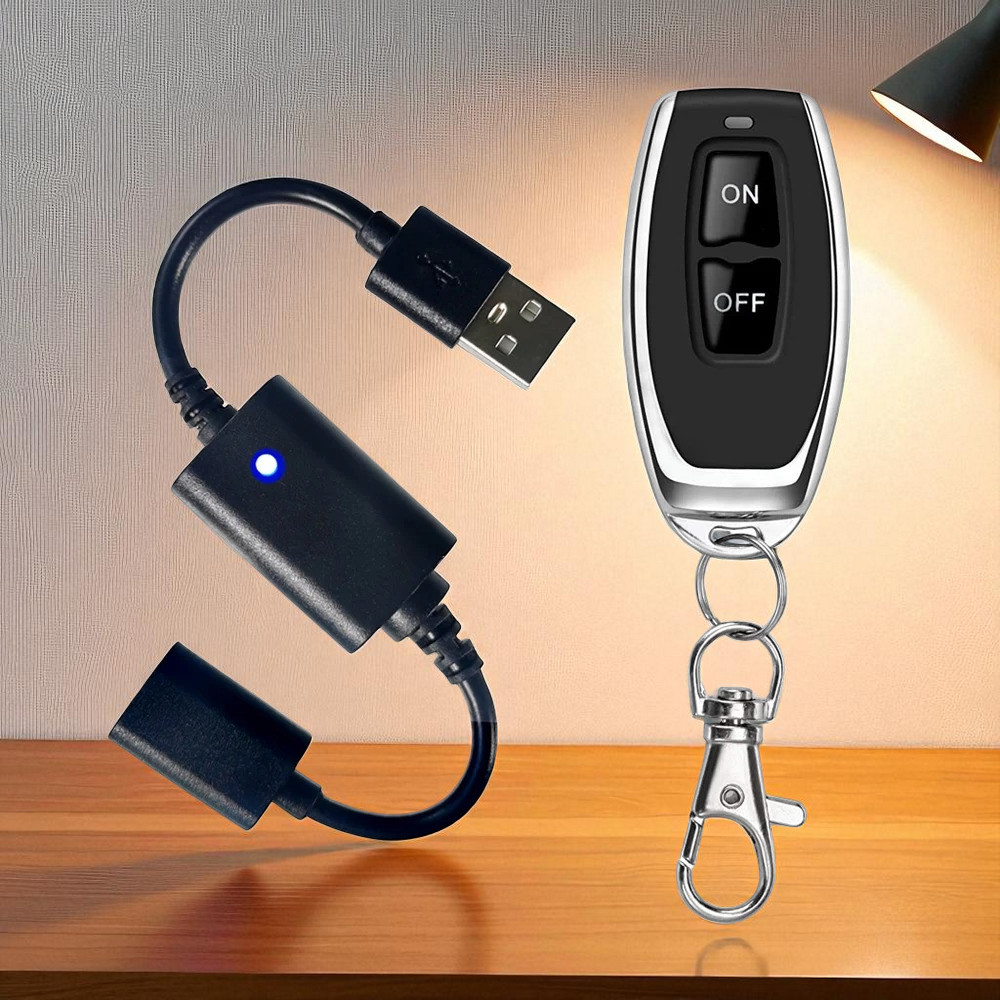 Gambar produk AOKE Saklar Lampu Remote Control USB Reading Lamp Switch 433MHz 5V - P30