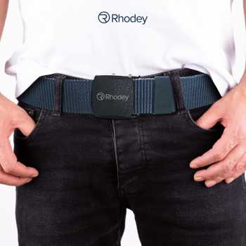 Gambar produk Rhodey Tali Ikat Pinggang Pria Anti X-Ray Plastik Automatic Buckle - 899