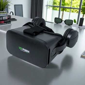 Gambar produk VRPARK Box Virtual Reality VR Glasses Headset with Headphone - J20