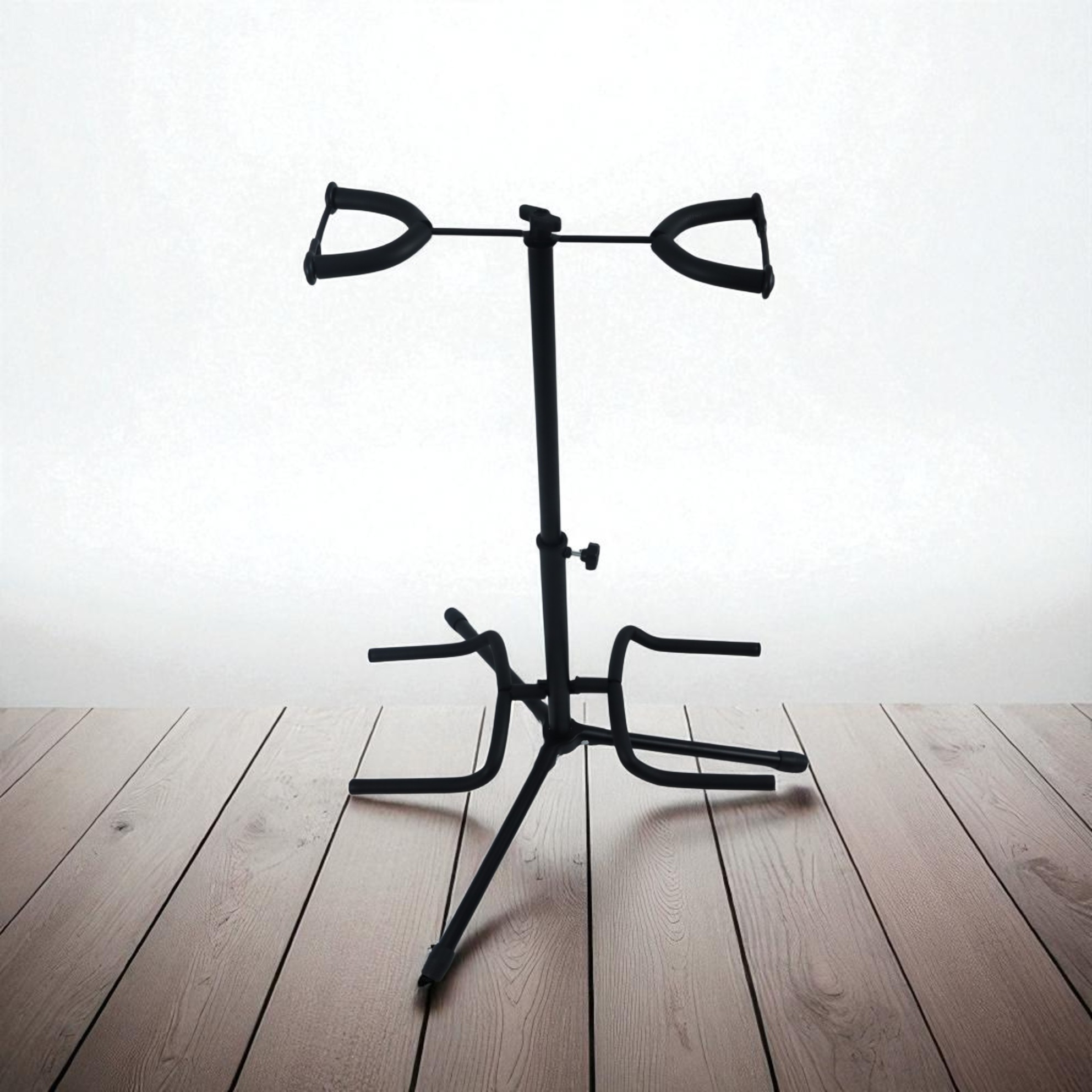 Gambar produk Slazz Stand Gitar Double Guitar Stand Metal Dock Adjustable - INU128