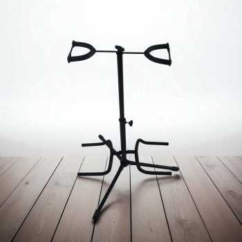 Gambar produk Slazz Stand Gitar Double Guitar Stand Metal Dock Adjustable - INU128