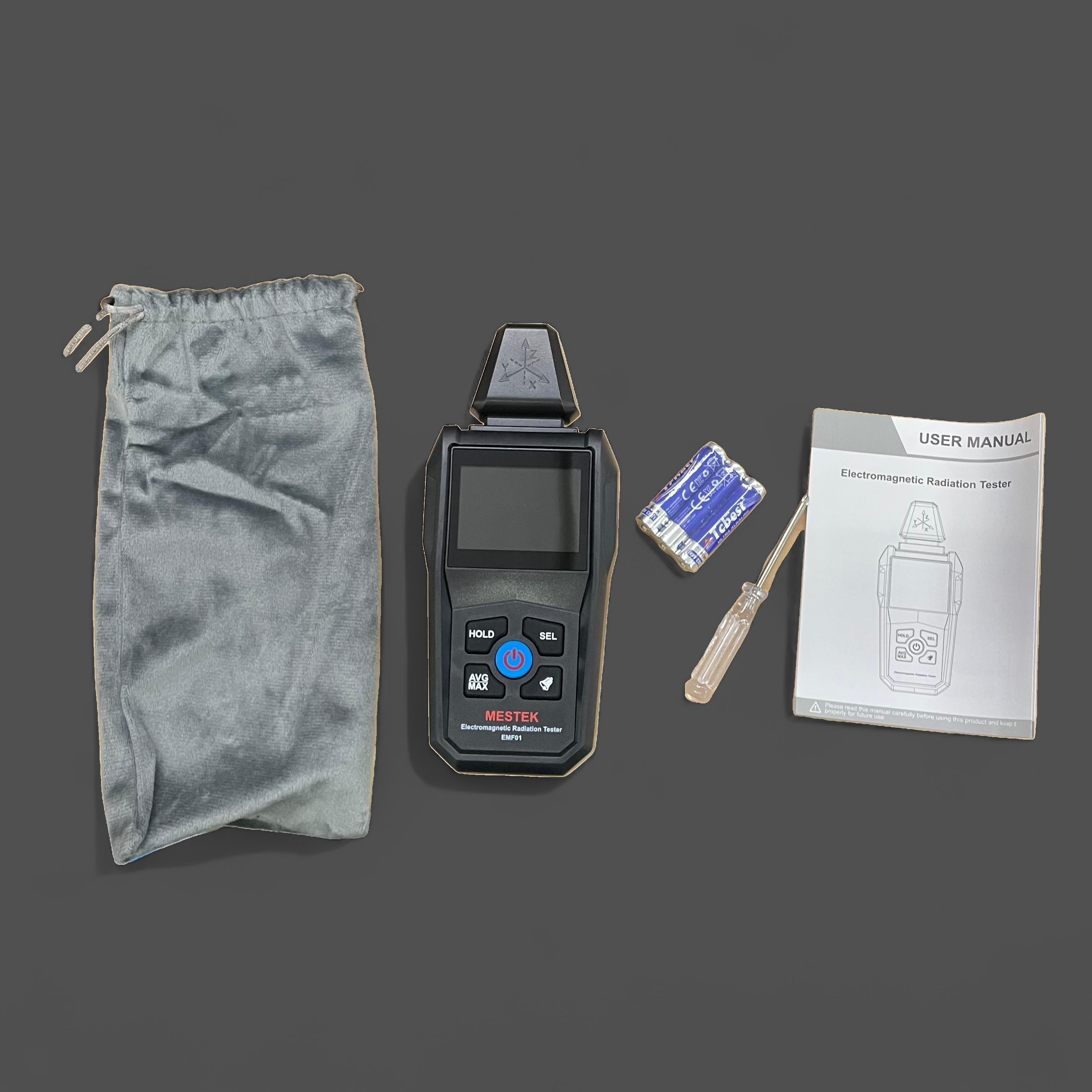Gambar produk Mestek Alat Deteksi Radiasi Elektromagnetik 3in1 EMF Detector Portable - EMF01