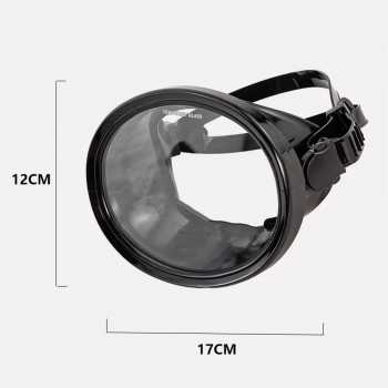 Gambar produk MOJOY Kacamata Selam Oval Diving Mask Scuba Freediving Tempered Glass - M17