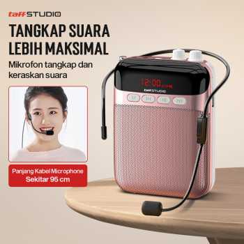 Gambar produk TaffSTUDIO Speaker Pinggang Bluetooth Voice Amplifier Wireless 8W - S26