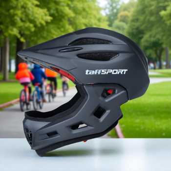 Gambar produk TaffSPORT Helm Modular Sepeda Anak Full Face Bike Size S - CHF78