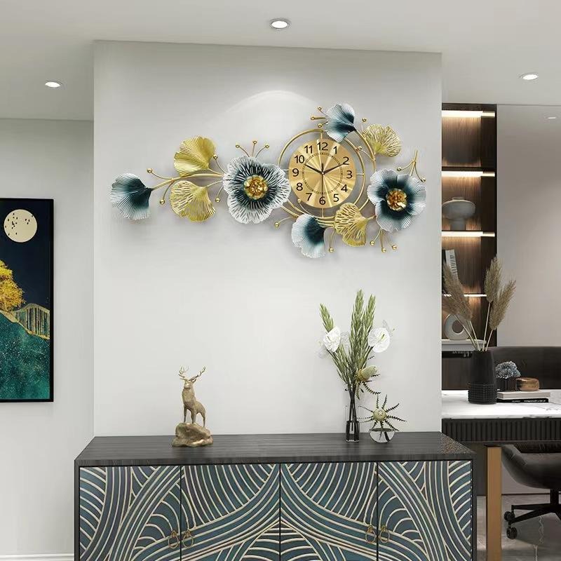 Gambar produk TaffHOME Jam Dinding Quartz Luxury European Style Jiali Movement 76cm - 2874