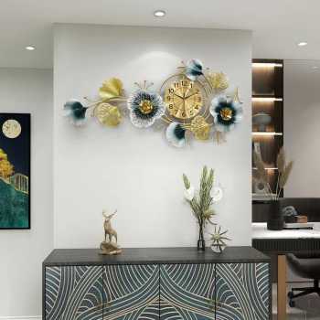 Gambar produk TaffHOME Jam Dinding Quartz Luxury European Style Jiali Movement 76cm - 2874