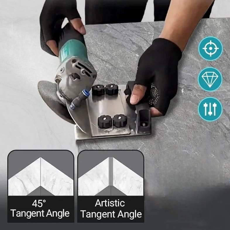 Gambar produk FNICEL Alat Bantu Potong Keramik 45 Derajat Angle Grinder Stand - FN-45