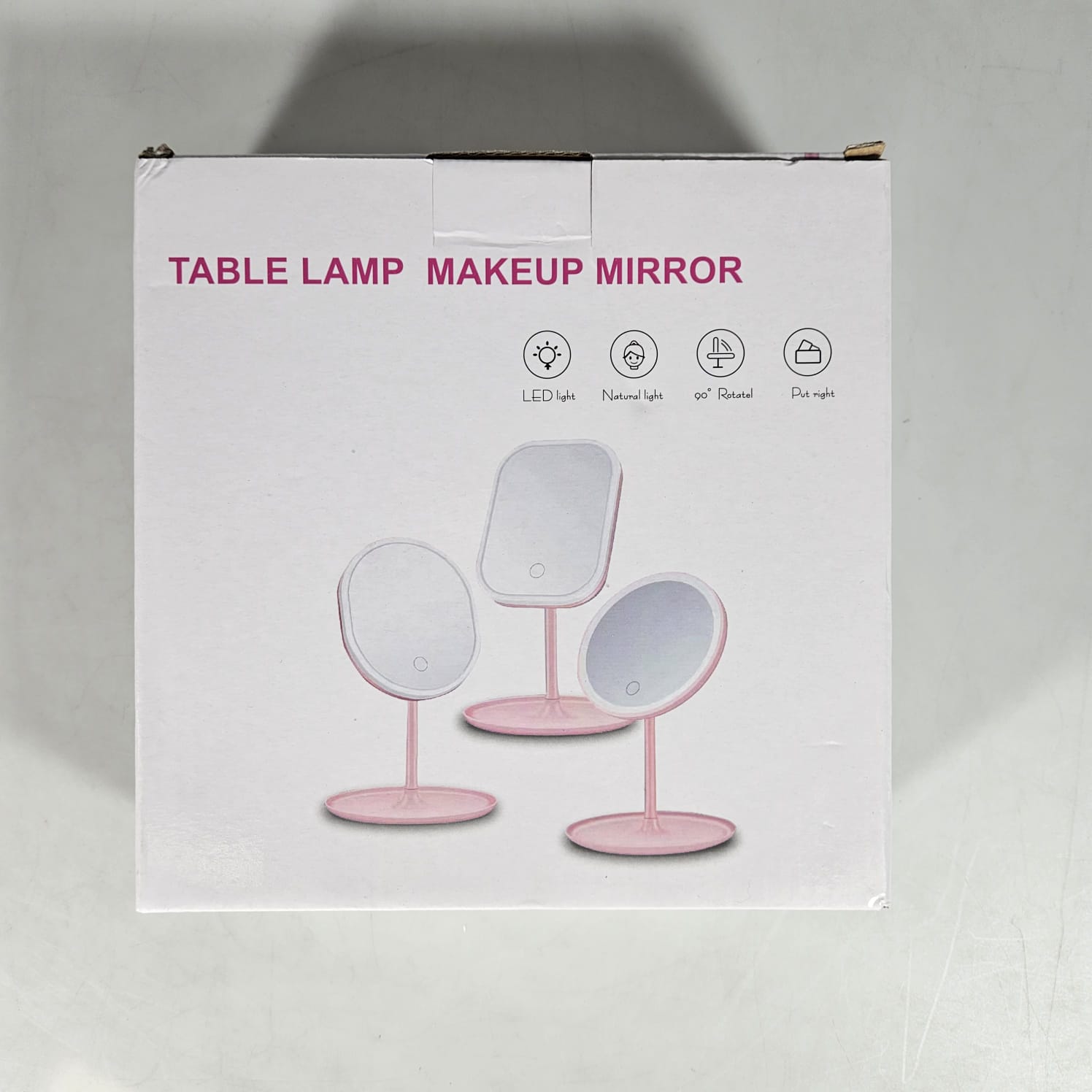 Gambar produk ORZ Cermin Make Up dengan Lampu LED Ring Light 3 in 1 Color - HZJ-033