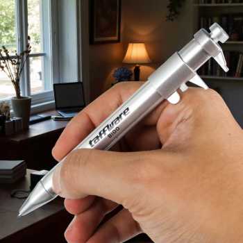 Gambar produk Taffware Pena Pulpen Ballpoint Pen Caliber Measuring Tool Scale Ruler - B100