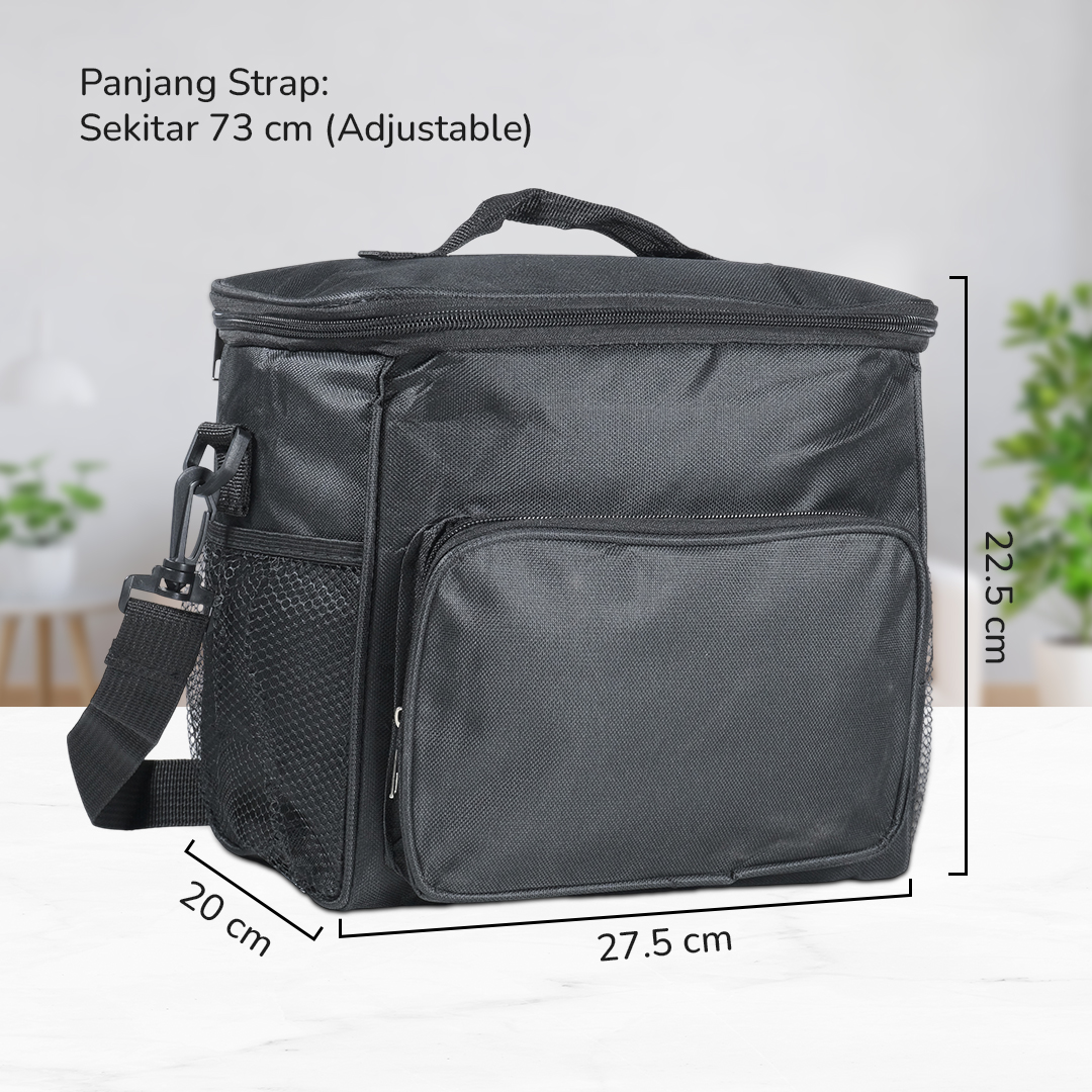 Gambar produk MYLO Tas Bekal Tahan Panas Dingin Insulated Cooler Bag 27.5x20x22.5cm - M457A