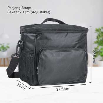 Gambar produk MYLO Tas Bekal Tahan Panas Dingin Insulated Cooler Bag 27.5x20x22.5cm - M457A