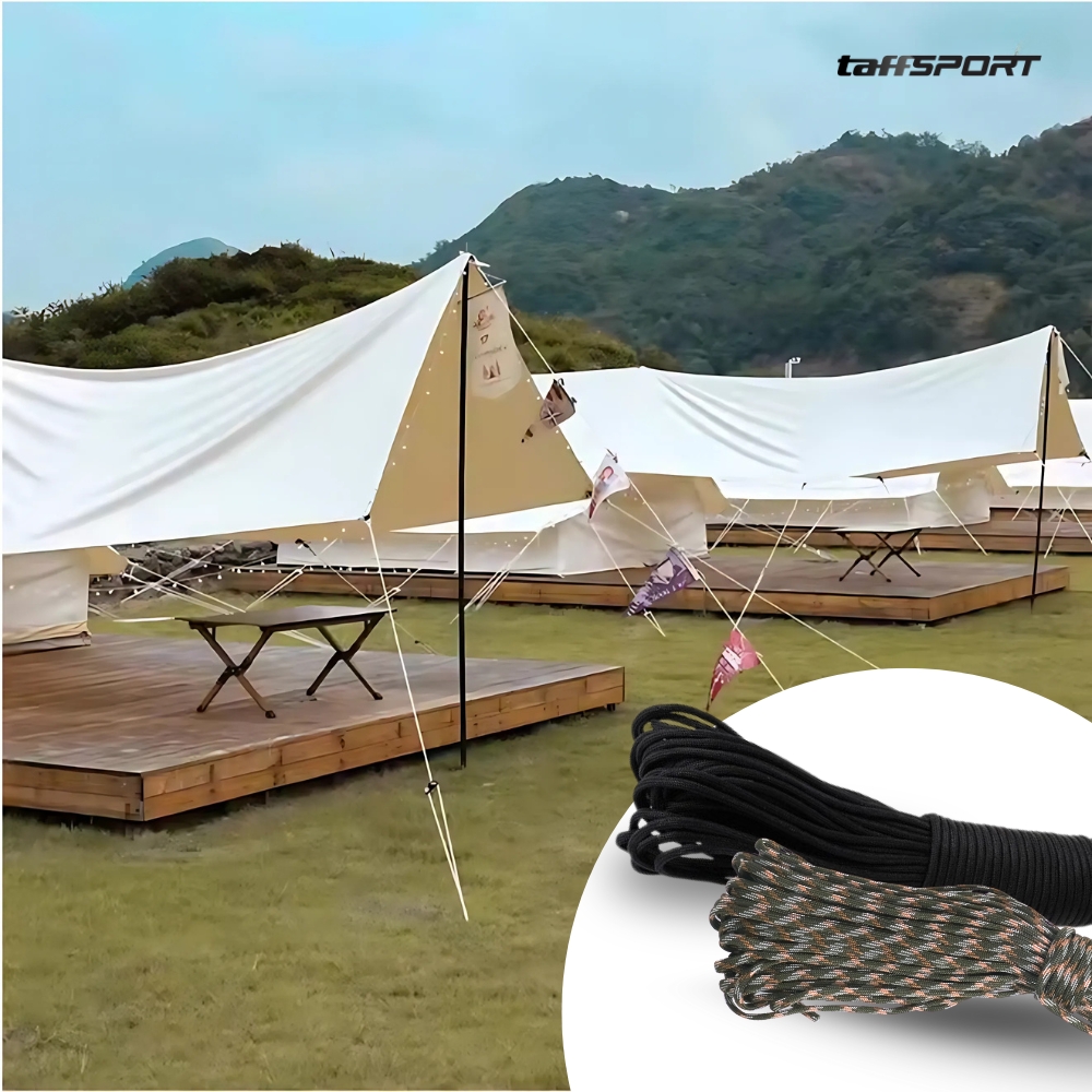 Gambar produk TaffSPORT Tali Paracord Tenda Camping Adventure 7 Core 4mm 31M - SS01